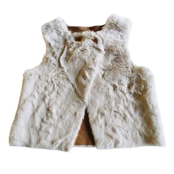 Zara Baby Girl Faux Fur Vest Size 2-3T - Picture 9 of 9